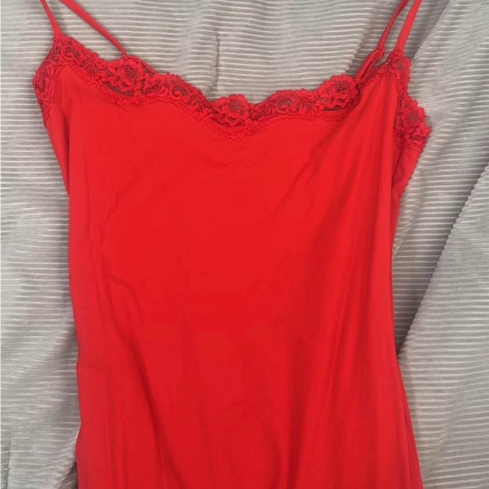 SKIMS Lace Trim Bodycon Dress